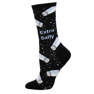 EXTRA SALTY BLACK WOMENS SOCK