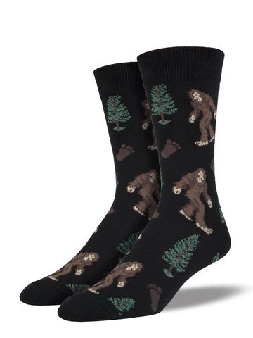 BIGFOOT MENS SOCKS BLACK