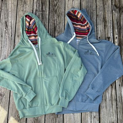 CRUMPLE WAVE FRENCH TERRY JACQUARD FZ HOODIE