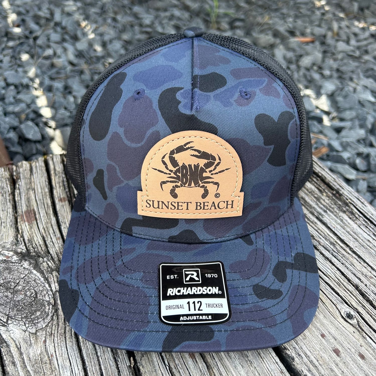 SBNC CRAB DOME PATCH CAP ADMIRAL DUCK CAMO 112PFP