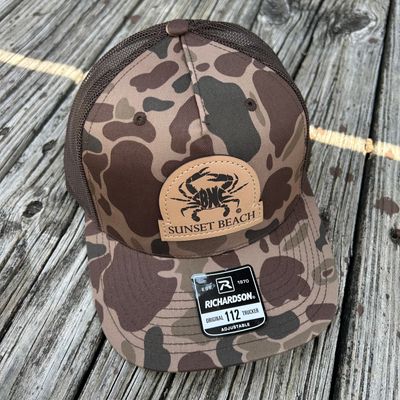 SBNC CRAB DOME PATCH CAP BARK DUCK CAMO 112PFP