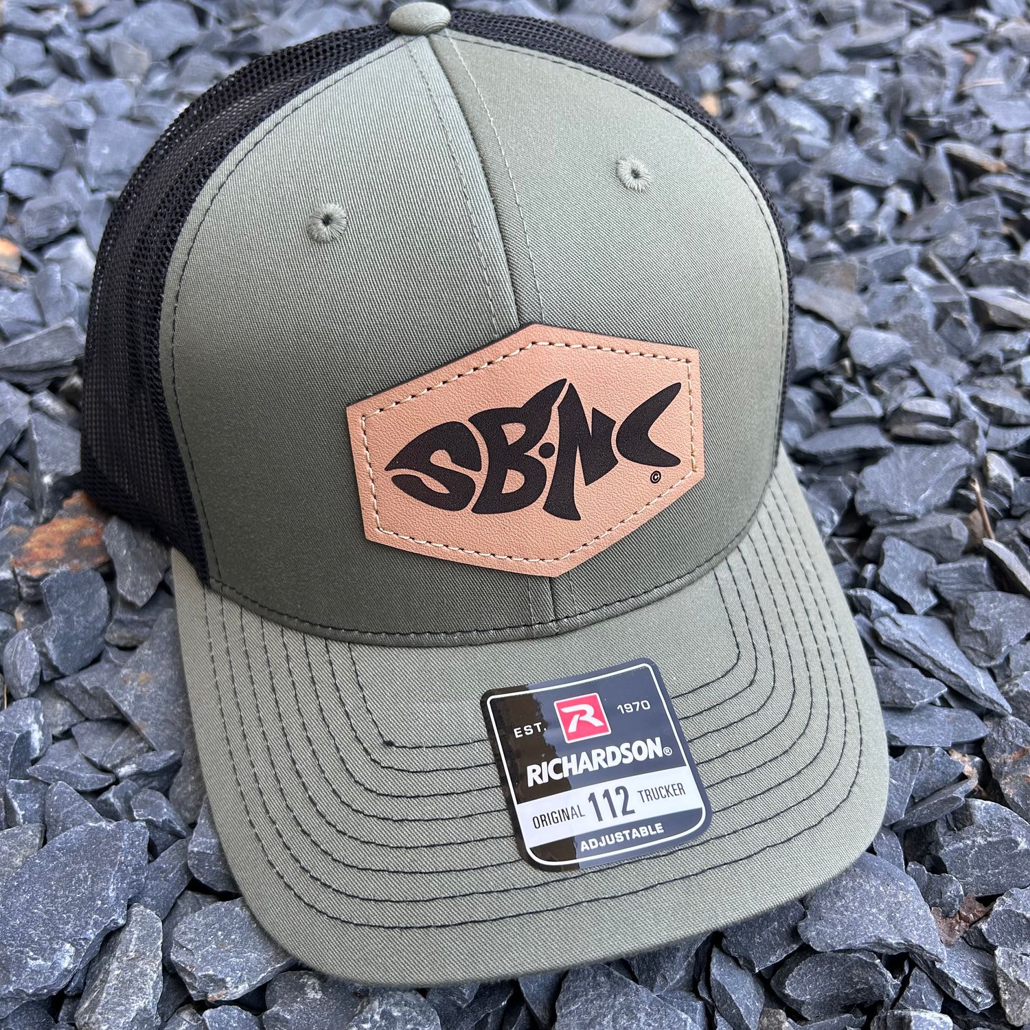 SBNC FISH HEX PATCH CAP LODEN/BLACK 112