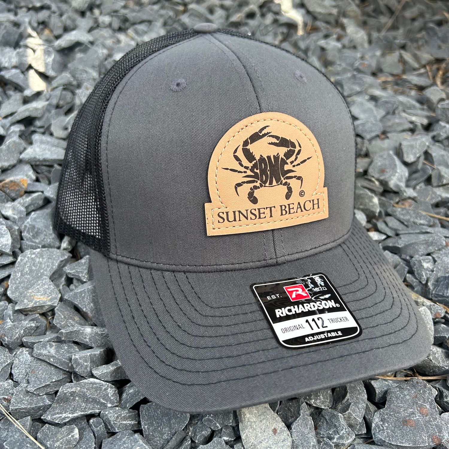 SBNC CRAB DOME PATCH CAP CHAR/BLK 112