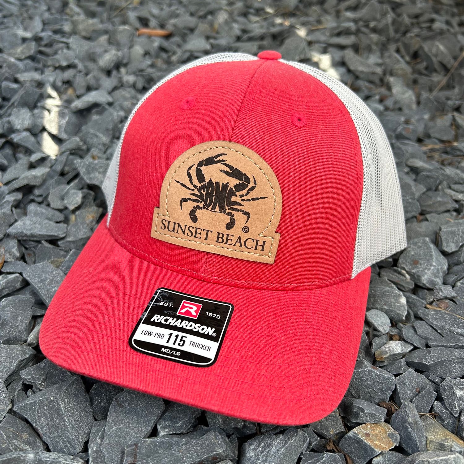 SBNC CRAB DOME PATCH CAP HTHRED/LTGRY 115