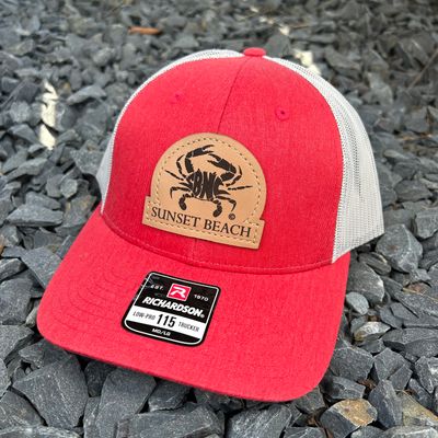 SBNC CRAB DOME PATCH CAP HTHRED/LTGRY 115