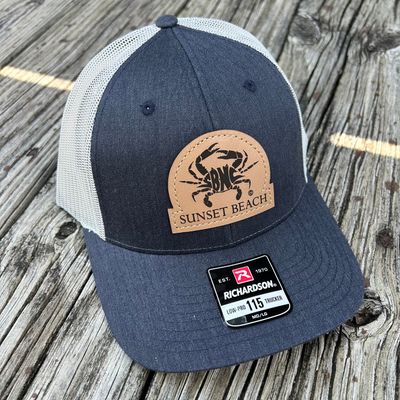 SBNC CRAB DOME PATCH CAP HTHNAVY/LTGRY 115