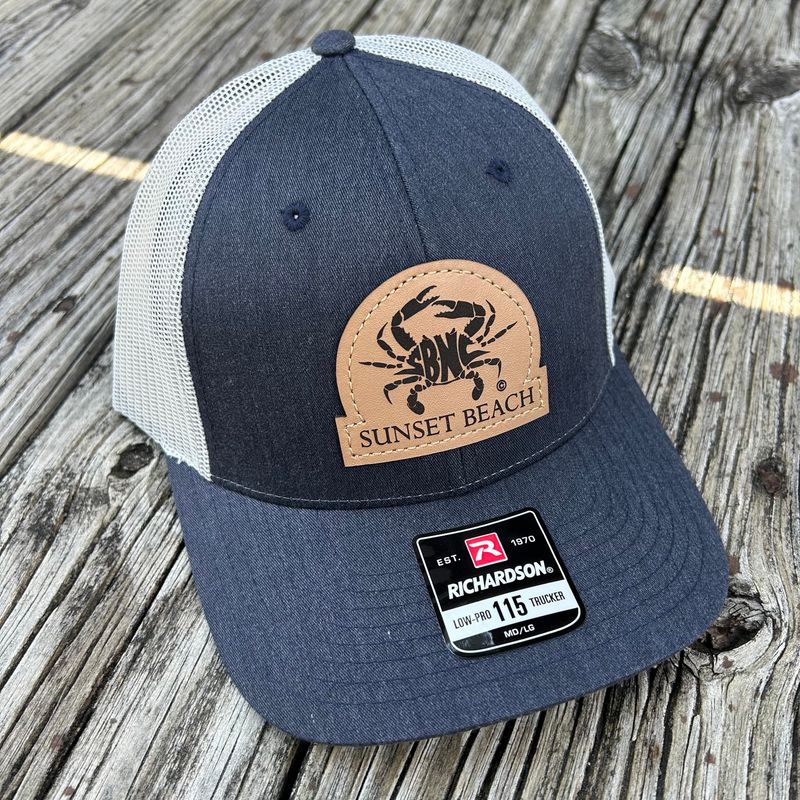 SBNC CRAB DOME PATCH CAP HTHNAVY/LTGRY 115