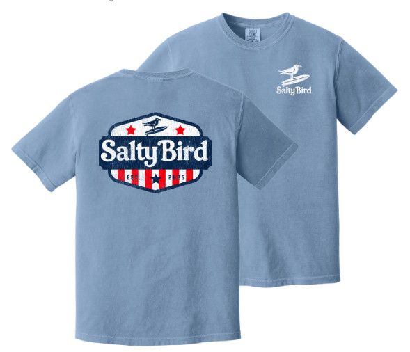 SALTY BIRD SHIELD TEE