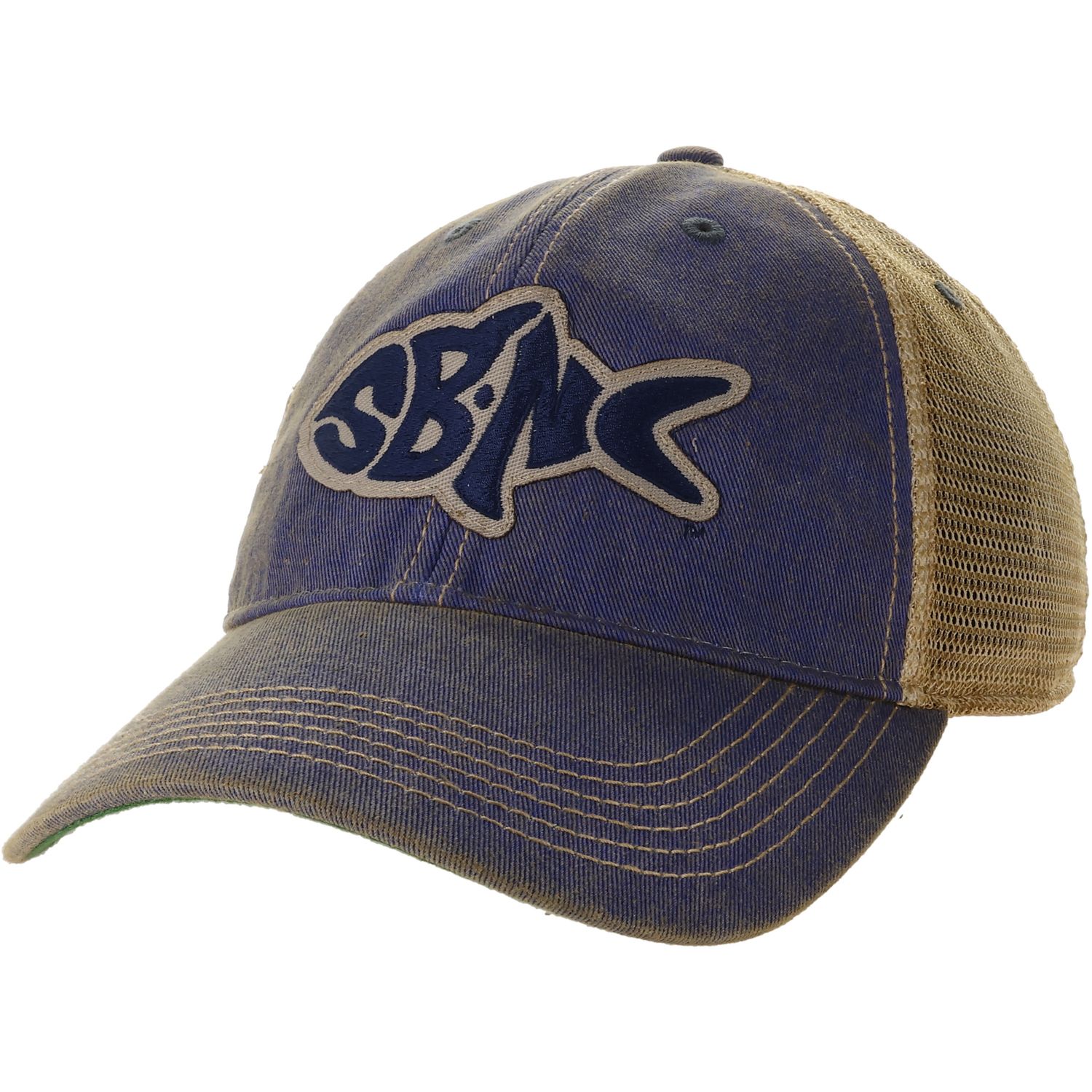 SBNC FISH OFA TRUCKER CAP (BLUE)