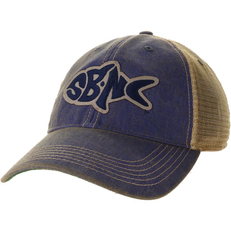 SBNC FISH OFA TRUCKER CAP (BLUE)