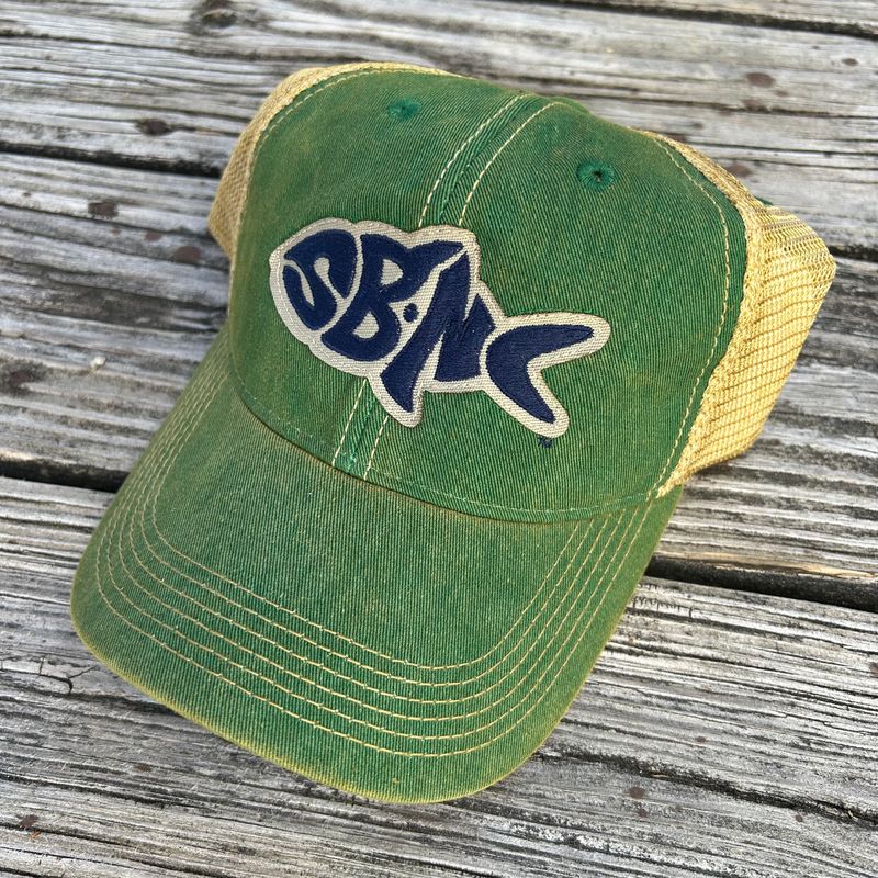 SBNC FISH OFA TRUCKER CAP (KELLY GREEN)