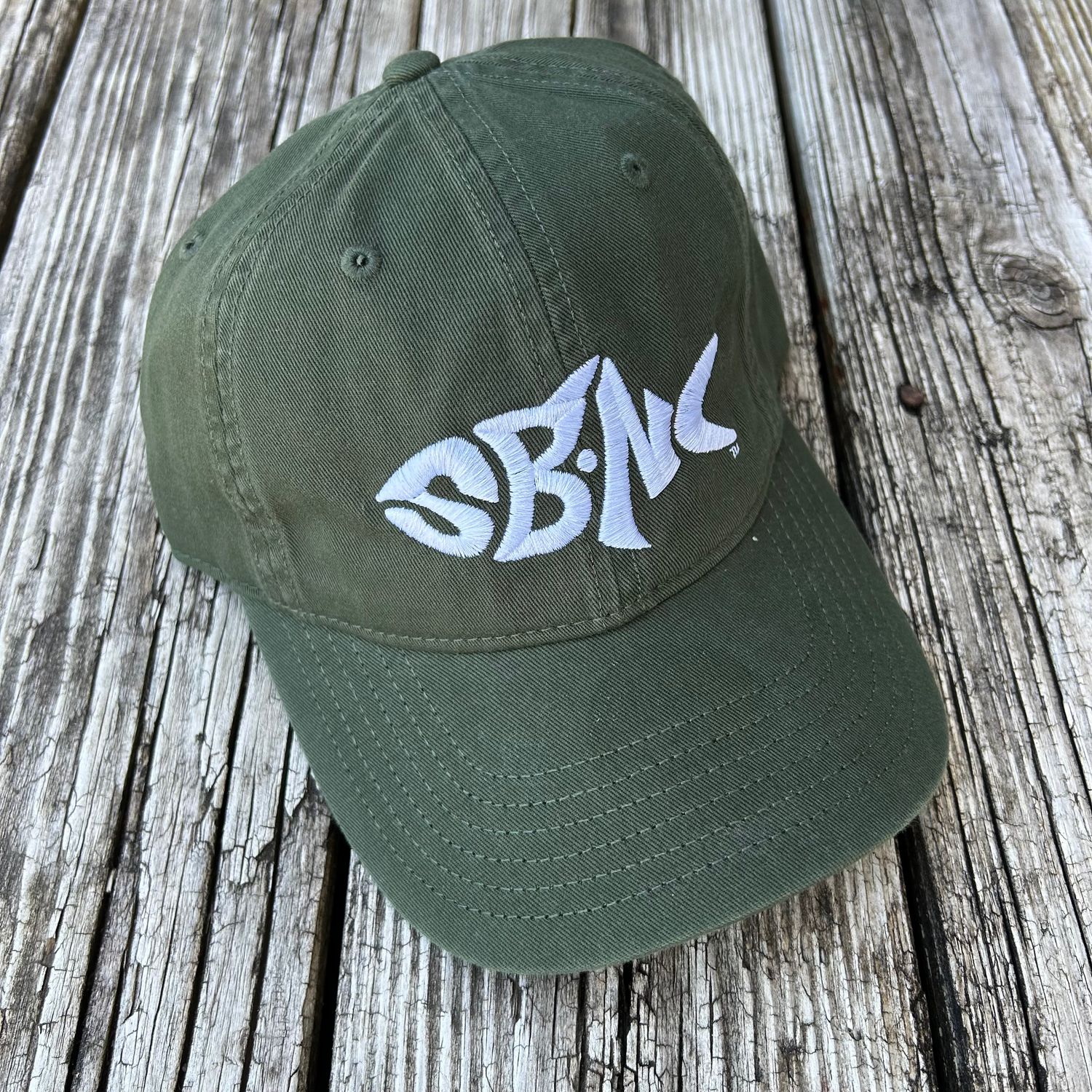 SBNC FISH EZA FULL TWILL CAP (DARK GREEN)