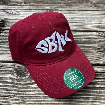 SBNC FISH EZA RELAXED TWILL CAP (GARNET)