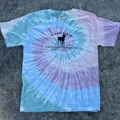 VINTAGE DOG TIE-DYE TEE VINTAGE DOG TIE-DYE TEE