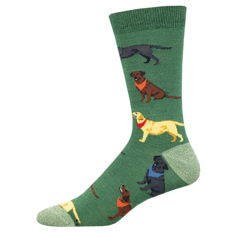 LOVING LABRADORS MENS SOCK