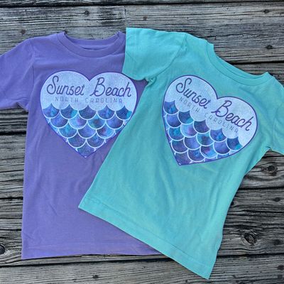 MERMAID AT HEART KIDS TEE