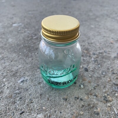 BALL GLASS JAR BEACH BALL GLASS JAR BEACH