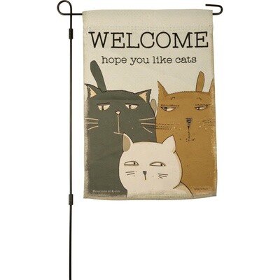 GARDEN FLAG LIKE CATS GARDEN FLAG LIKE CATS