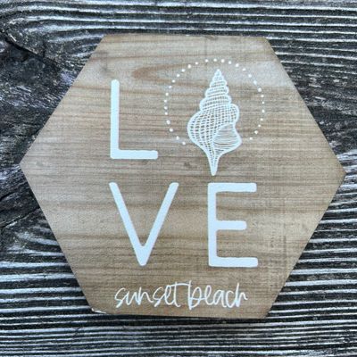 COASTER/MAGNET  LOVE SHELL