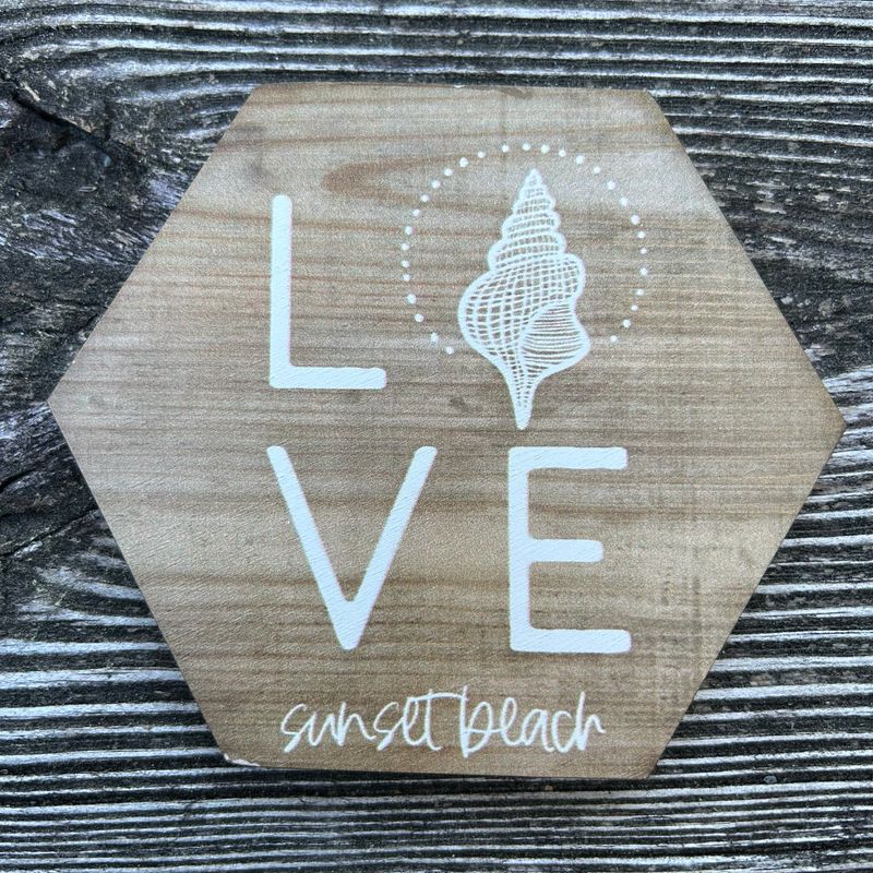 COASTER/MAGNET  LOVE SHELL