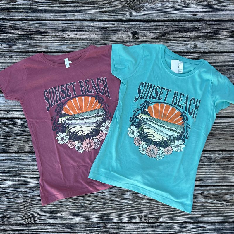BIRCH BEACH LADIES VINTAGE TEE BIRCH BEACH LADIES VINTAGE TEE