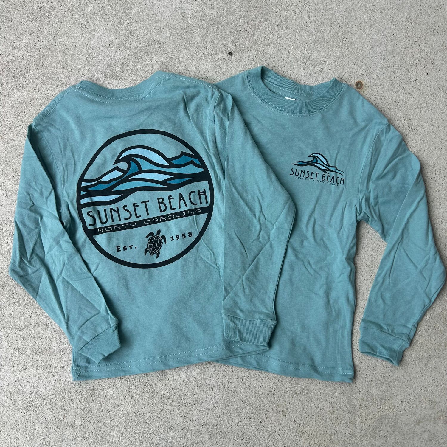 CRUMPLE WAVE TURTLE YOUTH LS