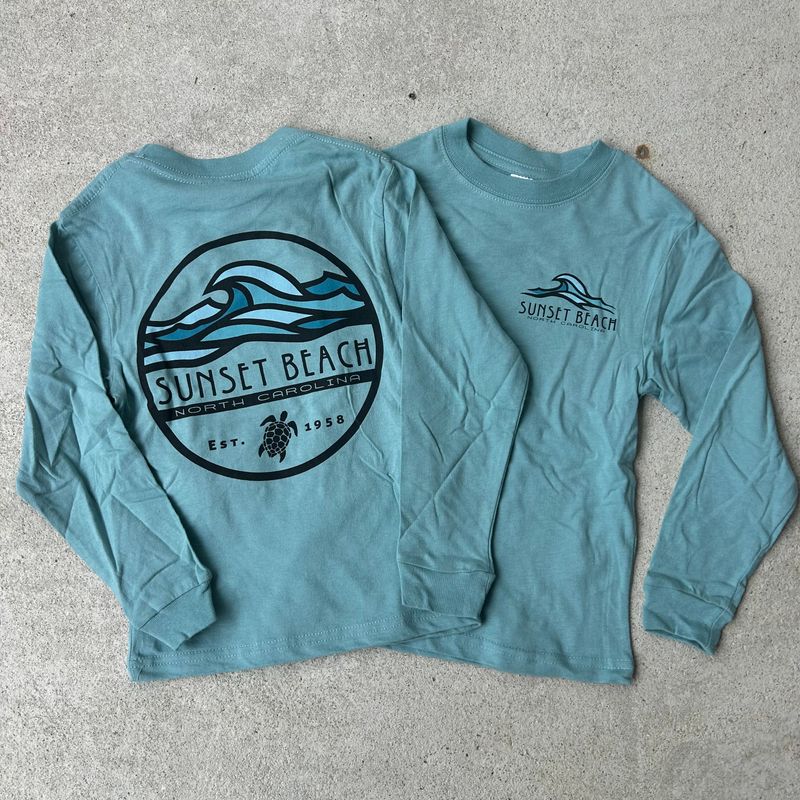 CRUMPLE WAVE TURTLE YOUTH LS