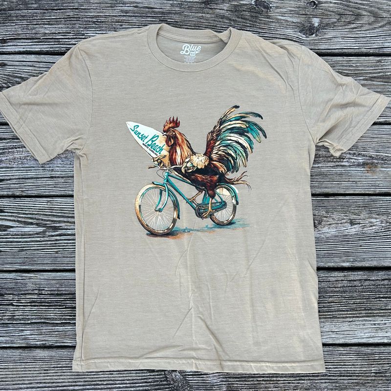 ROOSTER BIKE TRIBLEND TEE ROOSTER BIKE TRIBLEND TEE