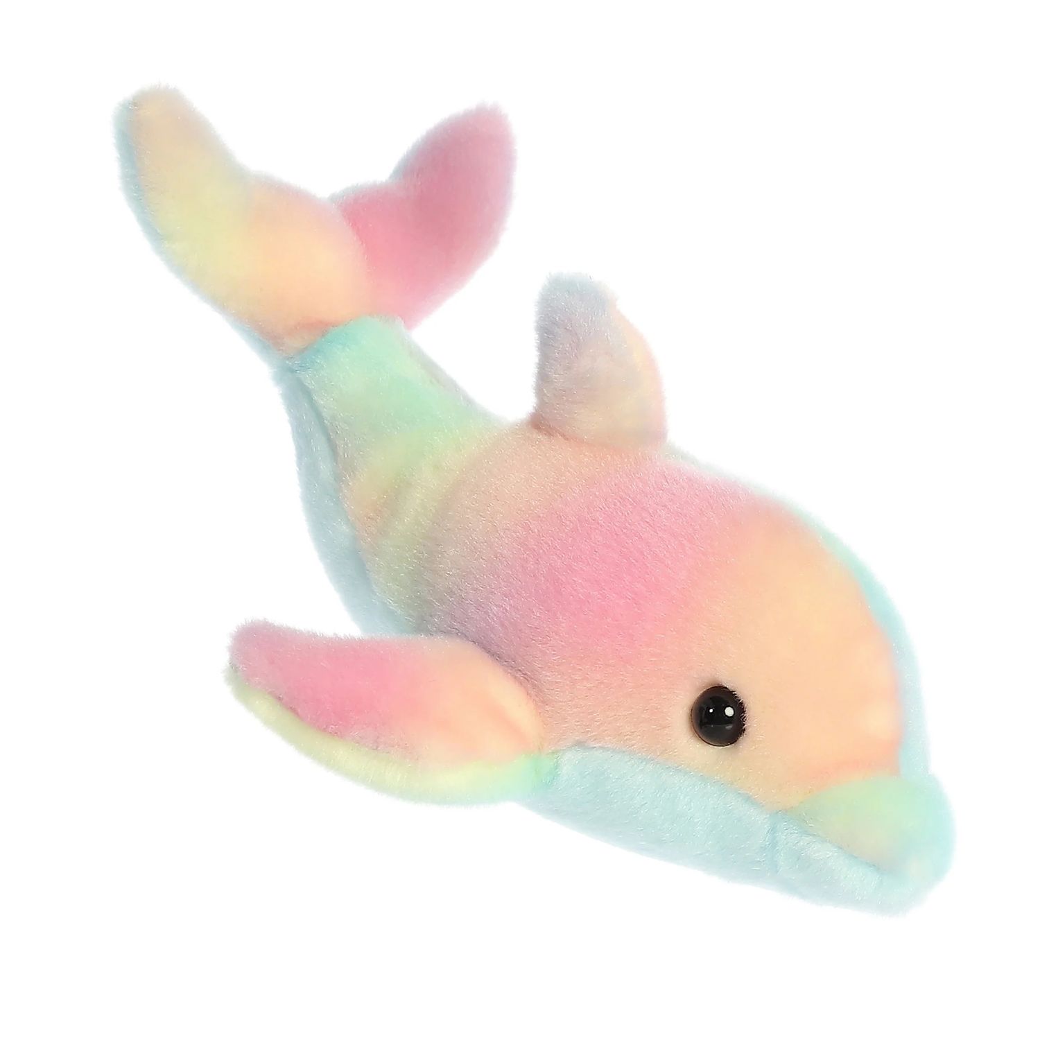 PLUSH MINI FLOPSIE RAINBOW DOLPHIN