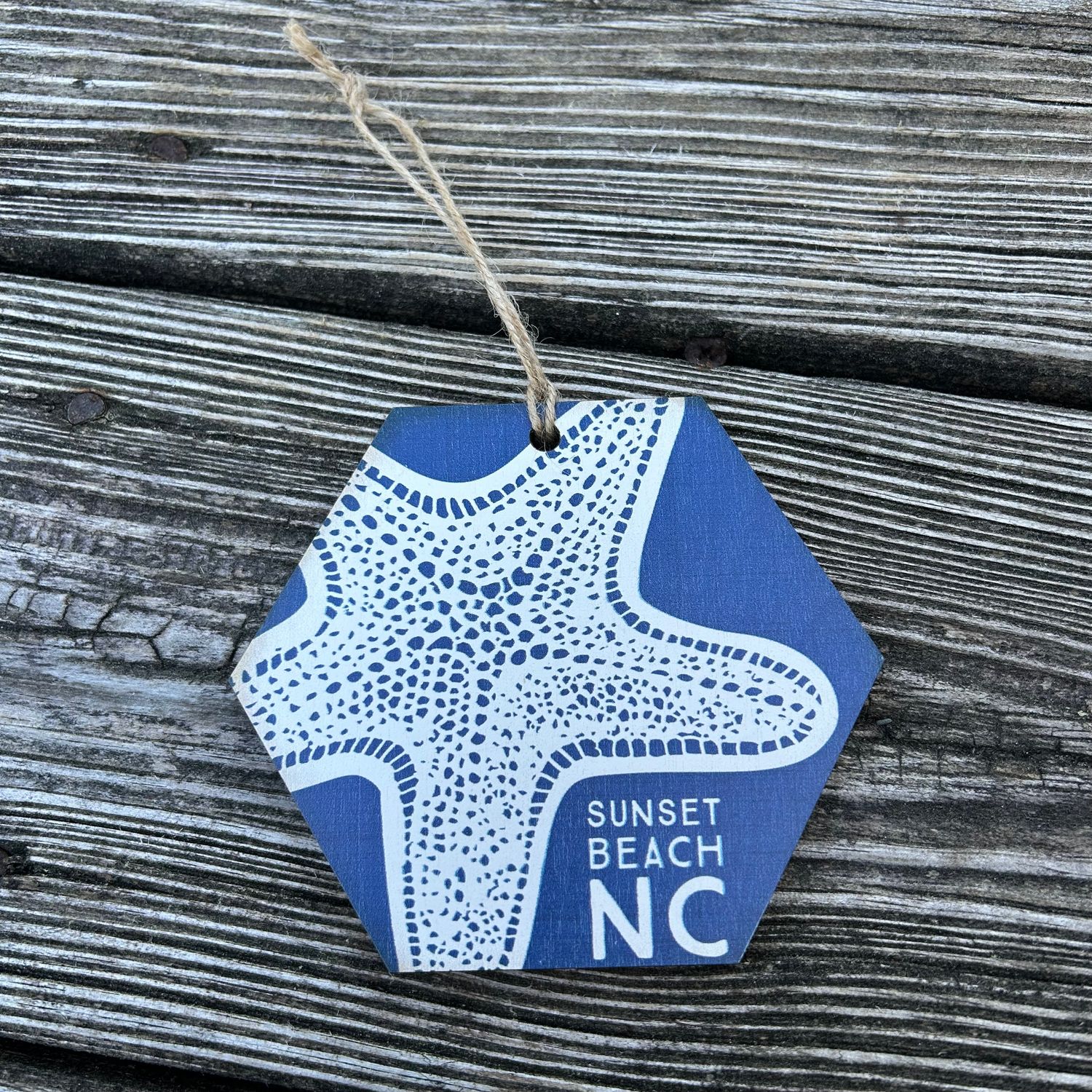 ORNAMENT STARFISH NAVY
