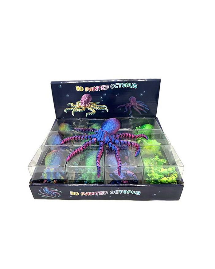 3-D PRINTED OCTOPUS (3-D TOYS ARE 3/$25)