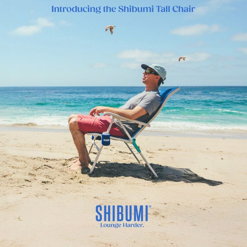 17” SHIBUMI (HIGH) CHAIR (BLUE &amp; TEAL)