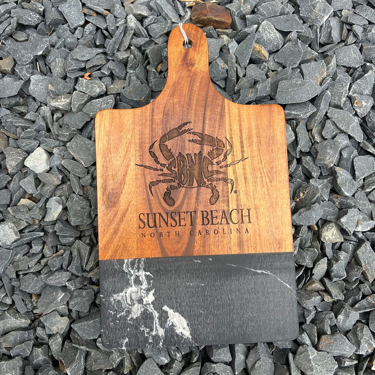 CUTTING BOARD SBNC CRAB CLASSIC MARBLE/WOOD