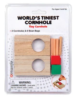 WORLD'S TINIEST CORNHOLE WORLD'S TINIEST CORNHOLE