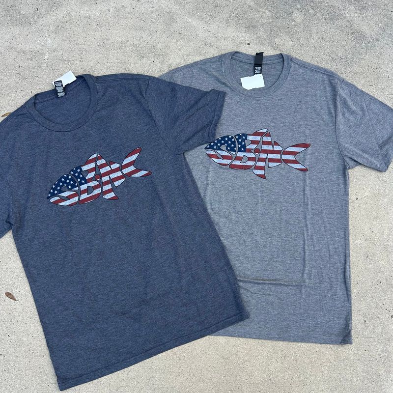 SBNC FISH USA TRIBLEND TEE
