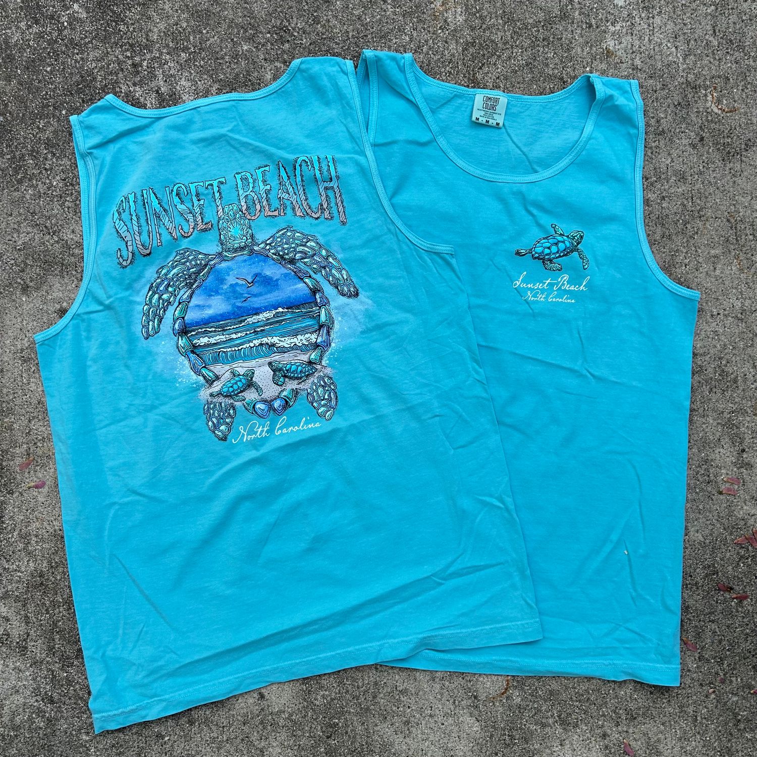 TURTLE BEACH SCENE TANK