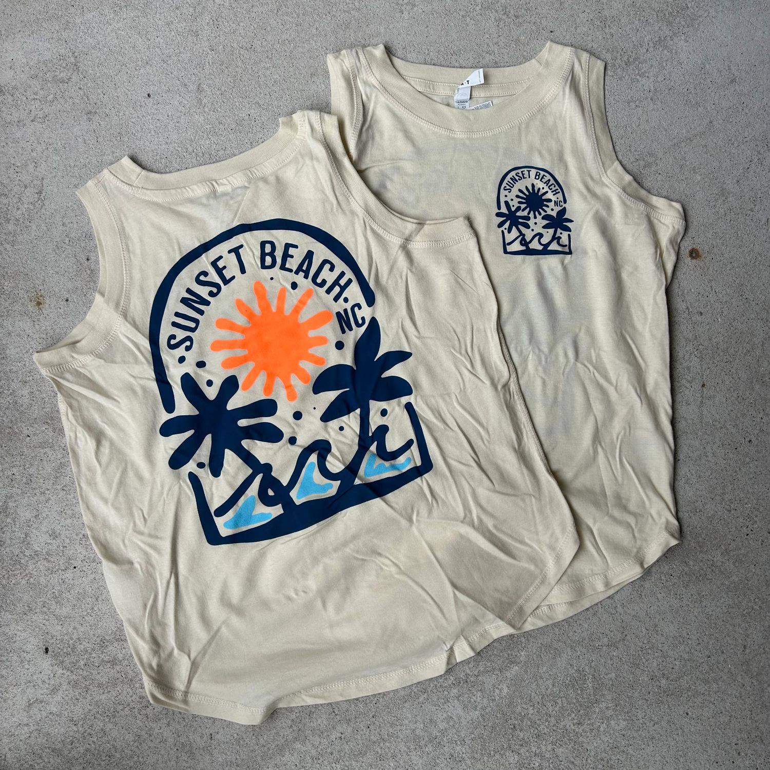 PALMS SUNBURST LADIES RELAXED TANK