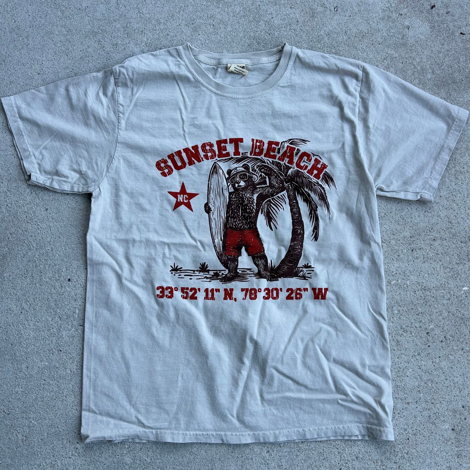 BING BONG BEAR SURF TEE