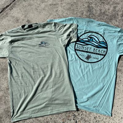 CRUMPLE WAVE TURTLE TEE