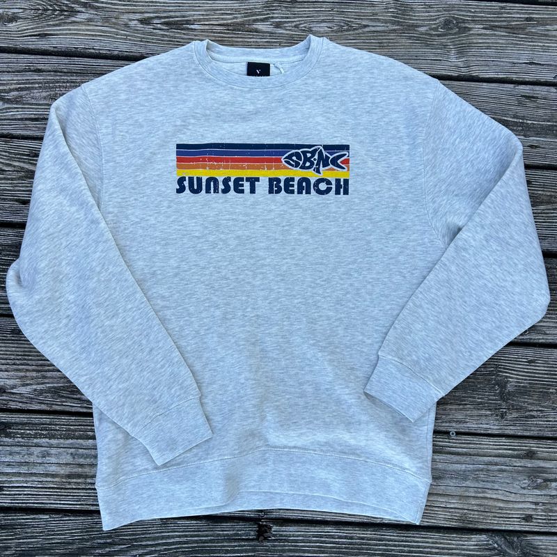 SBNC FISH RETRO STRIPES CREW