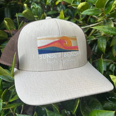 CAP SUNNYSIDE WAVE TRUCKER (BROWN HEATHER)