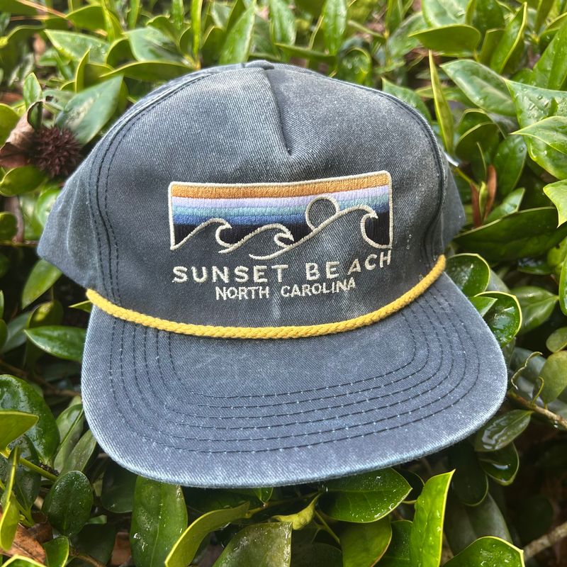 CAP MIMIC WAVES ROPE (NAVY)