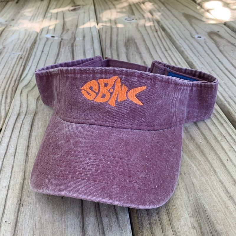 VISOR SBNC FISH (MAROON)