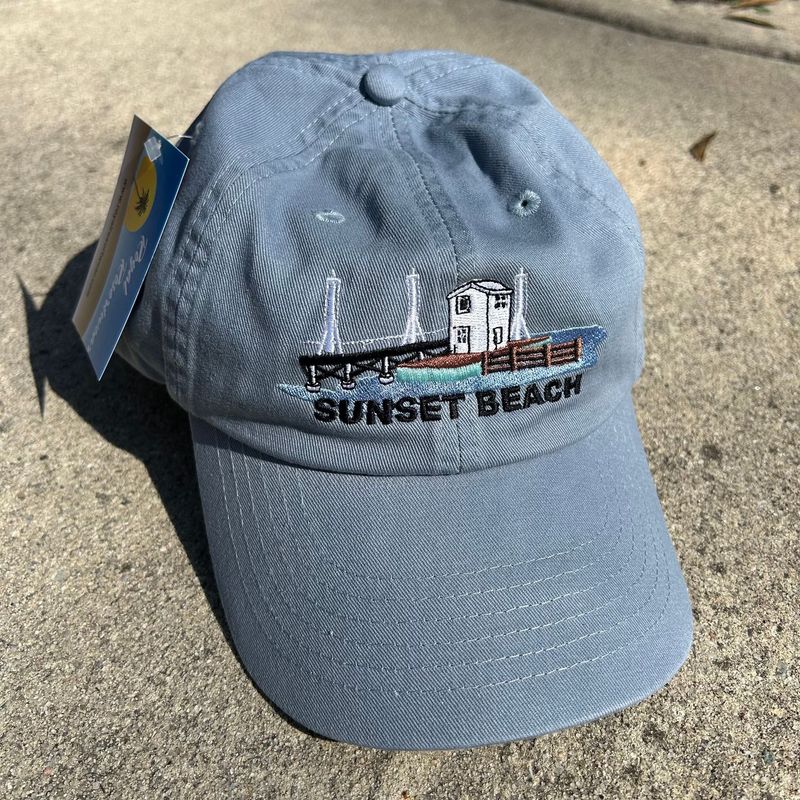 CAP OLD BRIDGE VELCRO (STONE BLUE)