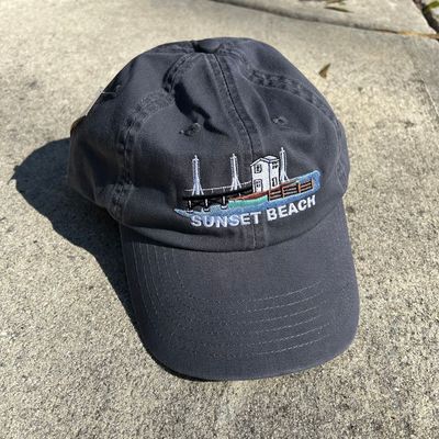 CAP OLD BRIDGE VELCRO (CHARCOAL)