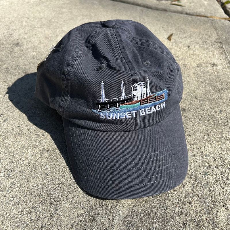 CAP OLD BRIDGE VELCRO (CHARCOAL)