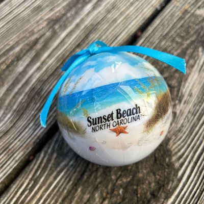 ORNAMENT SEA OATS 3" BALL ORNAMENT ORNAMENT SEA OATS 3" BALL ORNAMENT