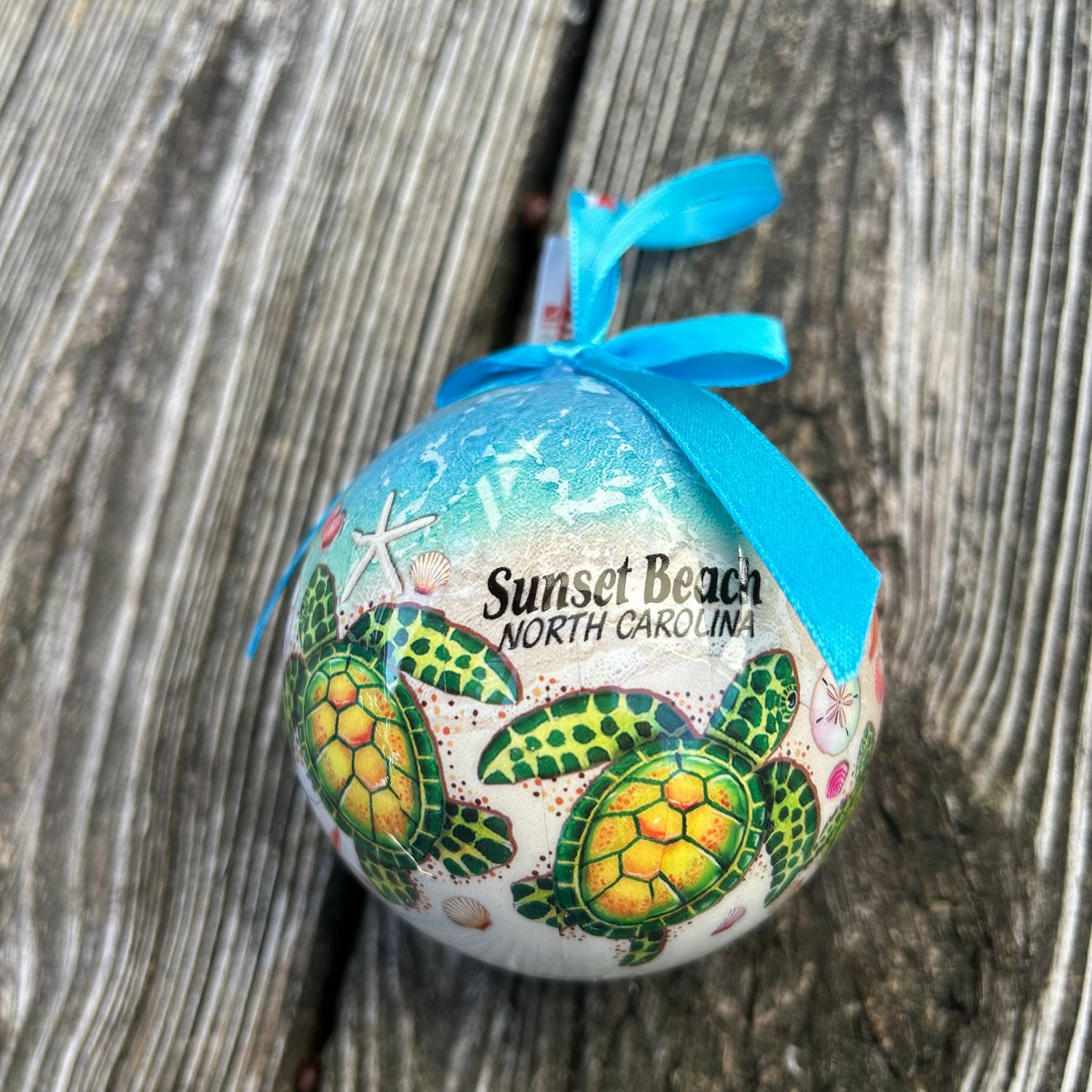 ORNAMENT BABY TURTLES 3" BALL ORNAMENT