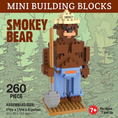 MINI BUILDING BLOCKS SMOKEY BEAR MINI BUILDING BLOCKS SMOKEY BEAR