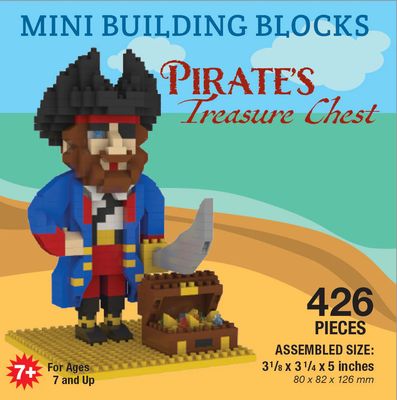MINI BUILDING BLOCKS PIRATES TREASURE CHEST MINI BUILDING BLOCKS PIRATES TREASURE CHEST